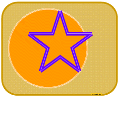  5 point star - Evening Sun Adventure design 