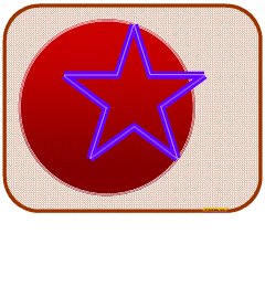  5 pointed star in Black Sun Adventure design 