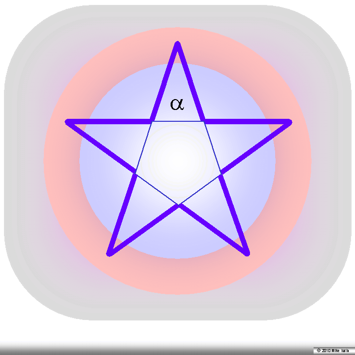  5 point star - The Big Alpha design 