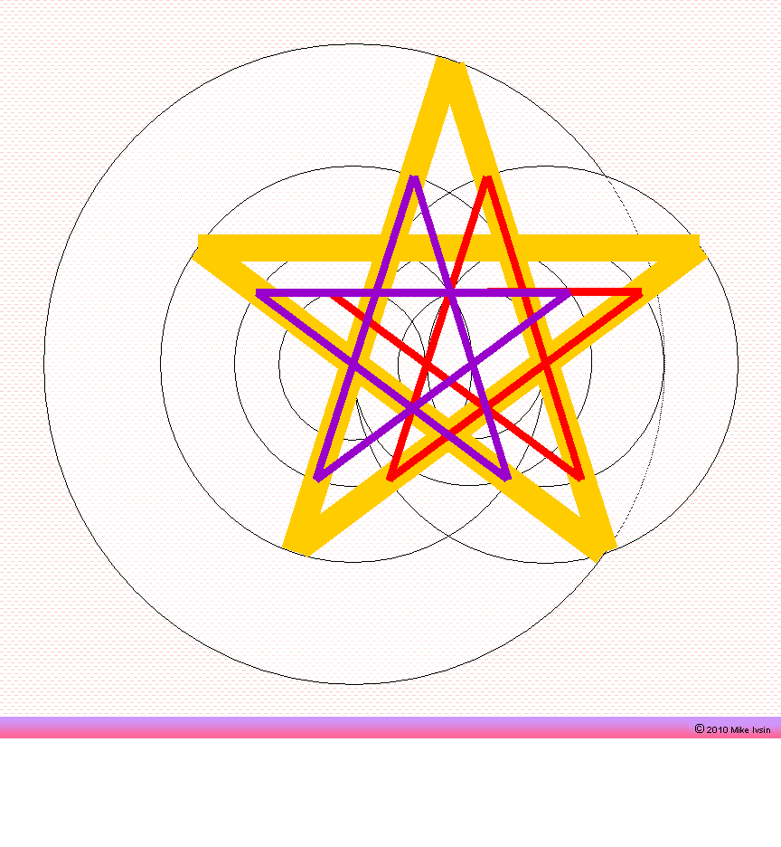  Multiple 5 pointed stars in All My Children design 