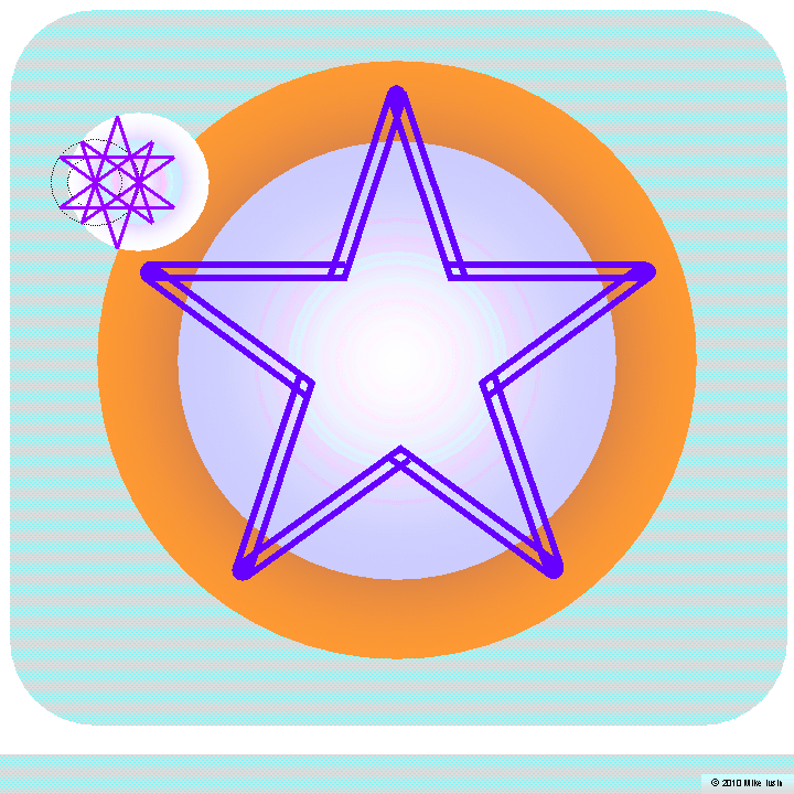  5 point star in Thunderbolt 2 design 