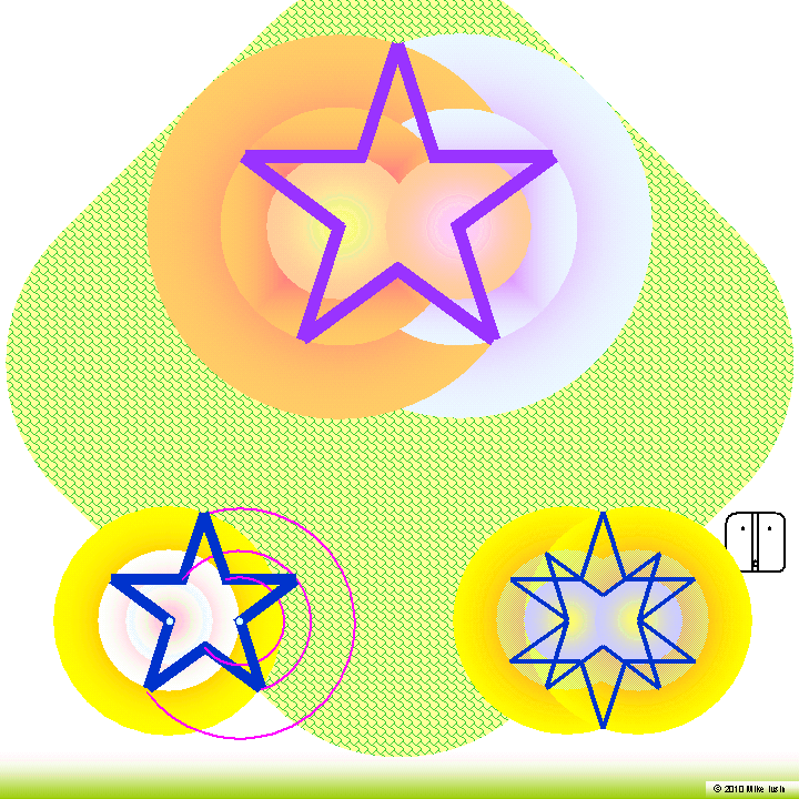  Multiple five pointed stars in Power and Smarts design 
